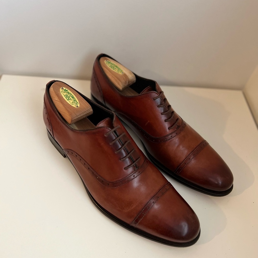 Paul Evans - Brando Semi-Brouge Oxford, Brown sz 8.5